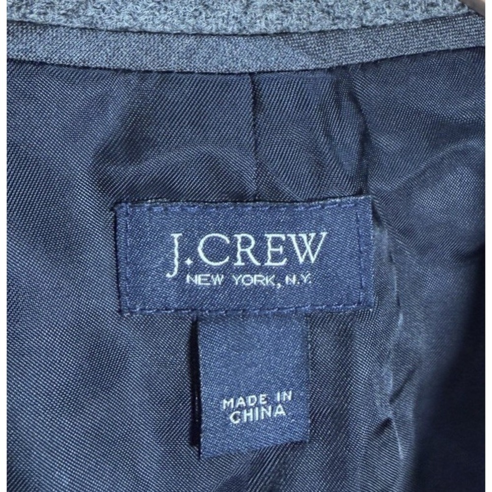 J Crew Blazer Mens 36R Ludlow Wool Moon Yorkshire Tweed Sport Coat Gray Classic - Picture 9 of 10